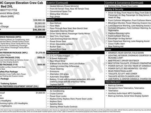 New 2026 GMC Canyon Elevation w/ Convenience Package RWD image 40