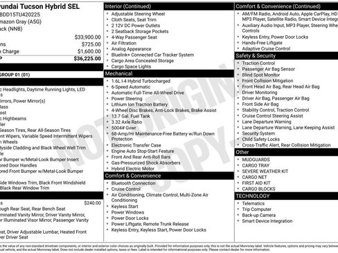 New 2026 Hyundai Tucson SEL AWD/4WD image 20