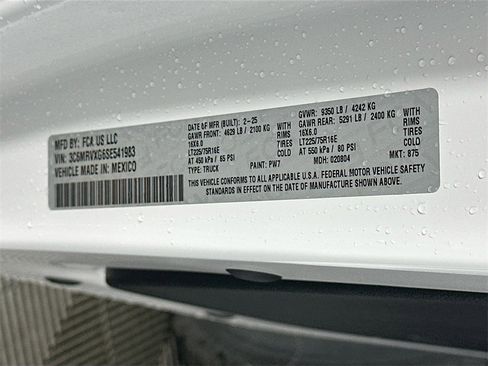 New 2025 RAM ProMaster 3500 w/ Convenience Group image 18