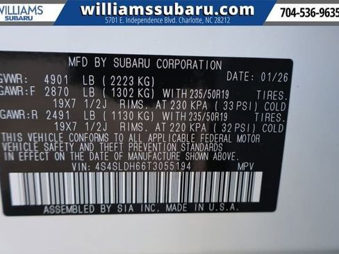 New 2026 Subaru Forester Sport w/ Sport Package AWD/4WD image 23