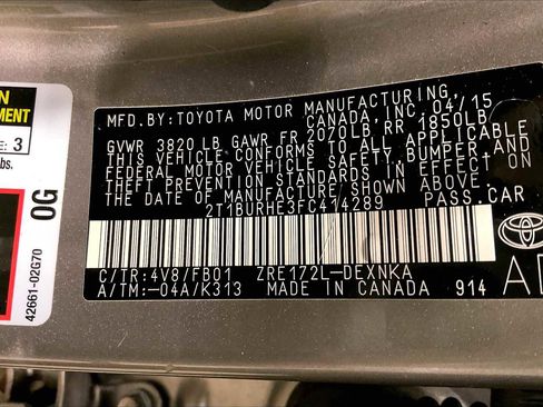 Used 2015 Toyota Corolla LE image 34