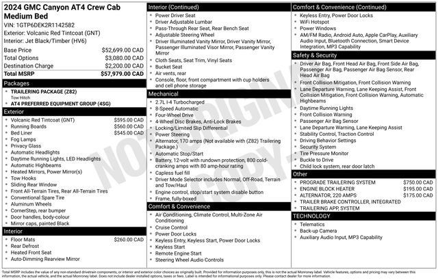 Used 2024 GMC Canyon AT4 AWD/4WD image 20
