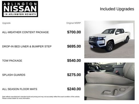 New 2026 Nissan Frontier SV w/ All-Weather Content Package image 4