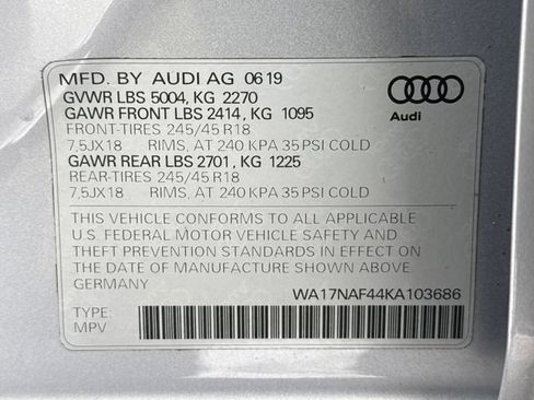 Used 2019 Audi A4 2.0T allroad Premium AWD/4WD image 24
