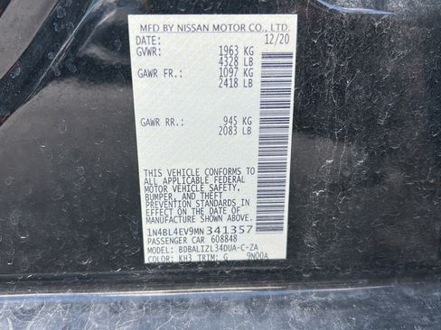 Used 2021 Nissan Altima 2.5 SL FWD image 28