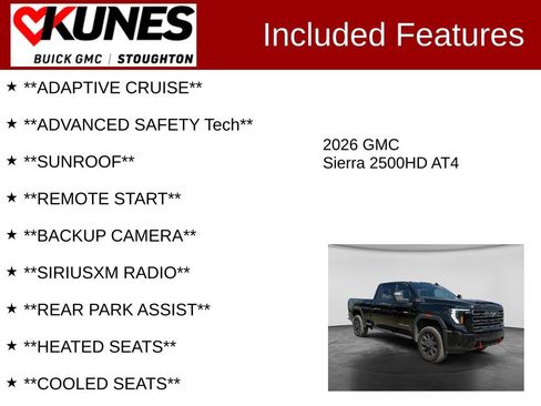 Used 2026 GMC Sierra 2500 AT4 w/ AT4 Premium Plus Package AWD/4WD image 2