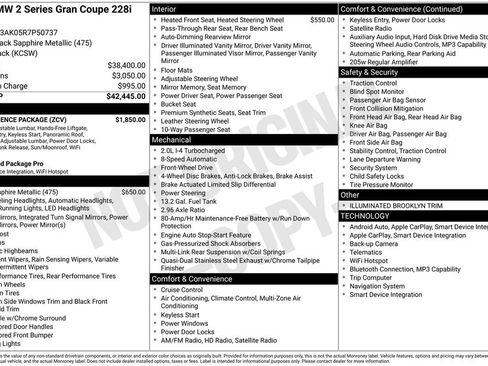 Used 2024 BMW 228i Gran Coupe w/ Convenience Package image 39