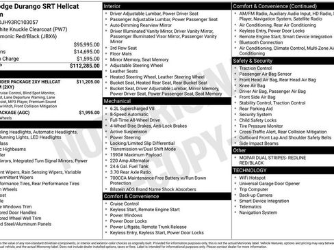 Used 2024 Dodge Durango SRT Hellcat AWD/4WD image 39