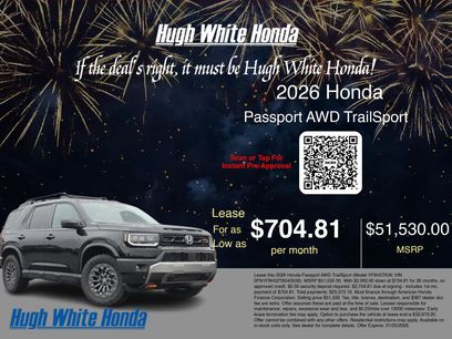 New 2026 Honda Passport TrailSport