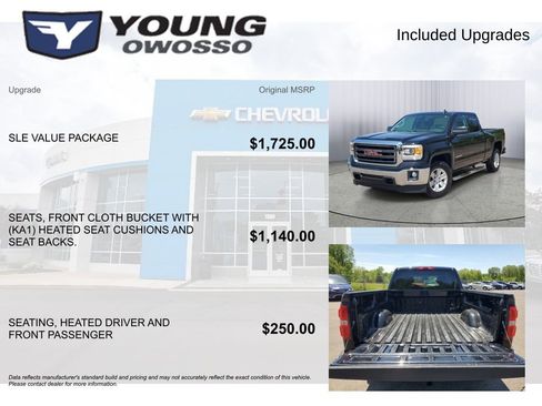 Used 2015 GMC Sierra 1500 SLE w/ SLE Value Package AWD/4WD image 4