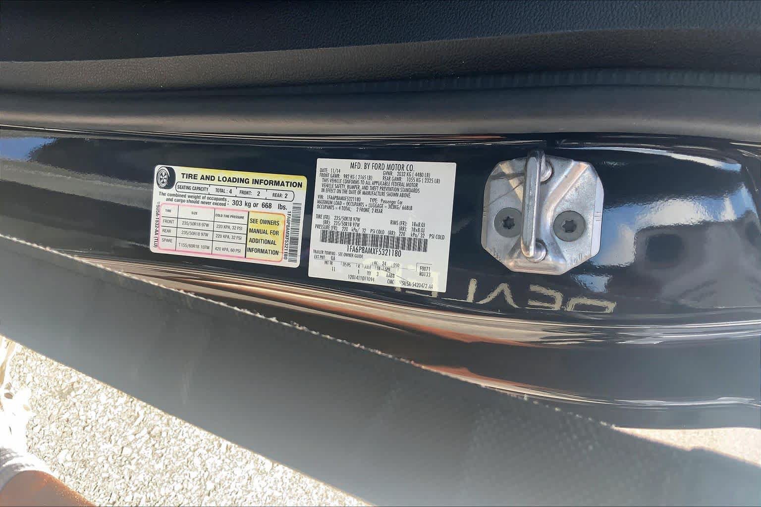 Used 2015 Ford Mustang Coupe w/ Equipment Group 051A RWD image 21