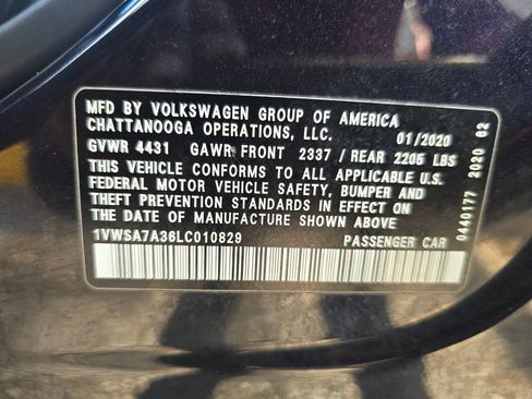 Used 2020 Volkswagen Passat 2.0T SE FWD image 40