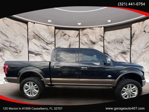Used 2015 Ford F150 King Ranch w/ Equipment Group 601A Luxury AWD/4WD image 8