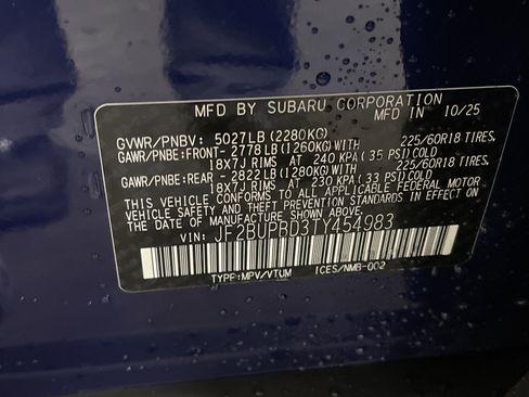 New 2026 Subaru Outback Premium image 26