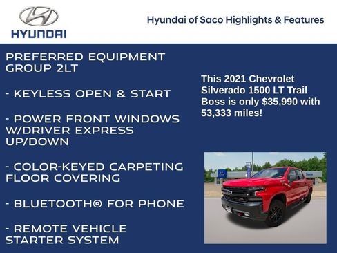 Used 2021 Chevrolet Silverado 1500 LT Trail Boss AWD/4WD image 8