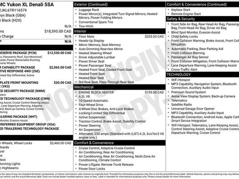 Used 2026 GMC Yukon XL Denali w/ Denali Reserve Package AWD/4WD image 37