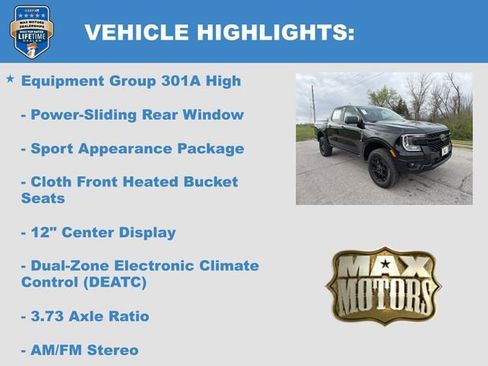 New 2026 Ford Ranger XLT w/ Equipment Group 301A High AWD/4WD image 6