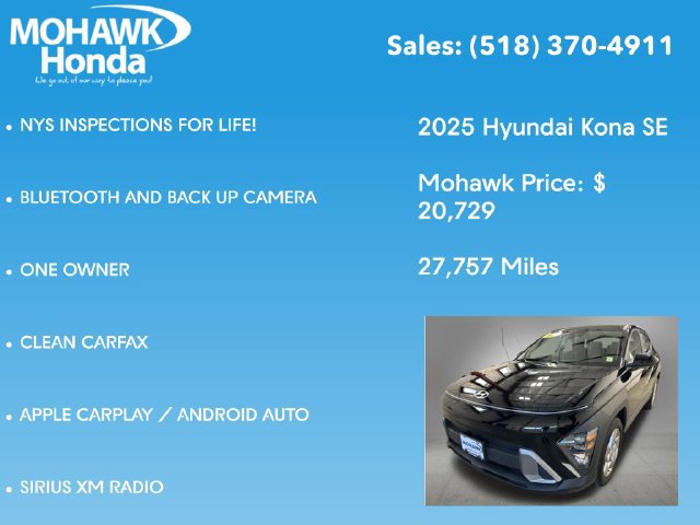Used 2025 Hyundai Kona SE FWD image 7