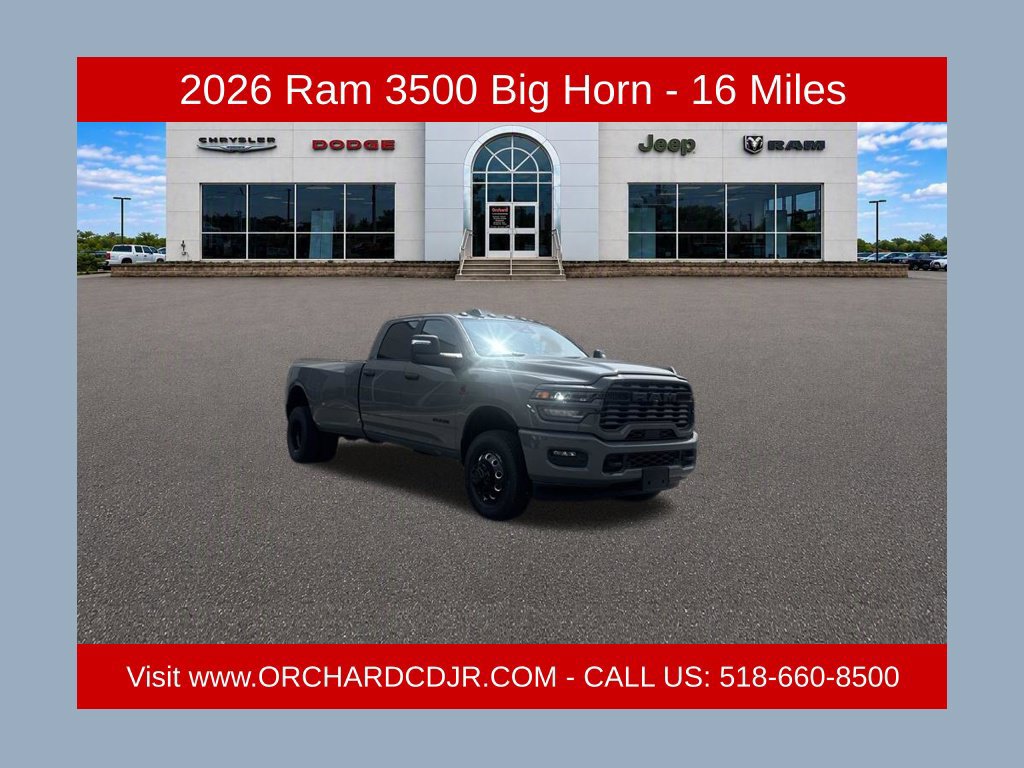 New 2026 RAM 3500 Big Horn AWD/4WD 360° Tour