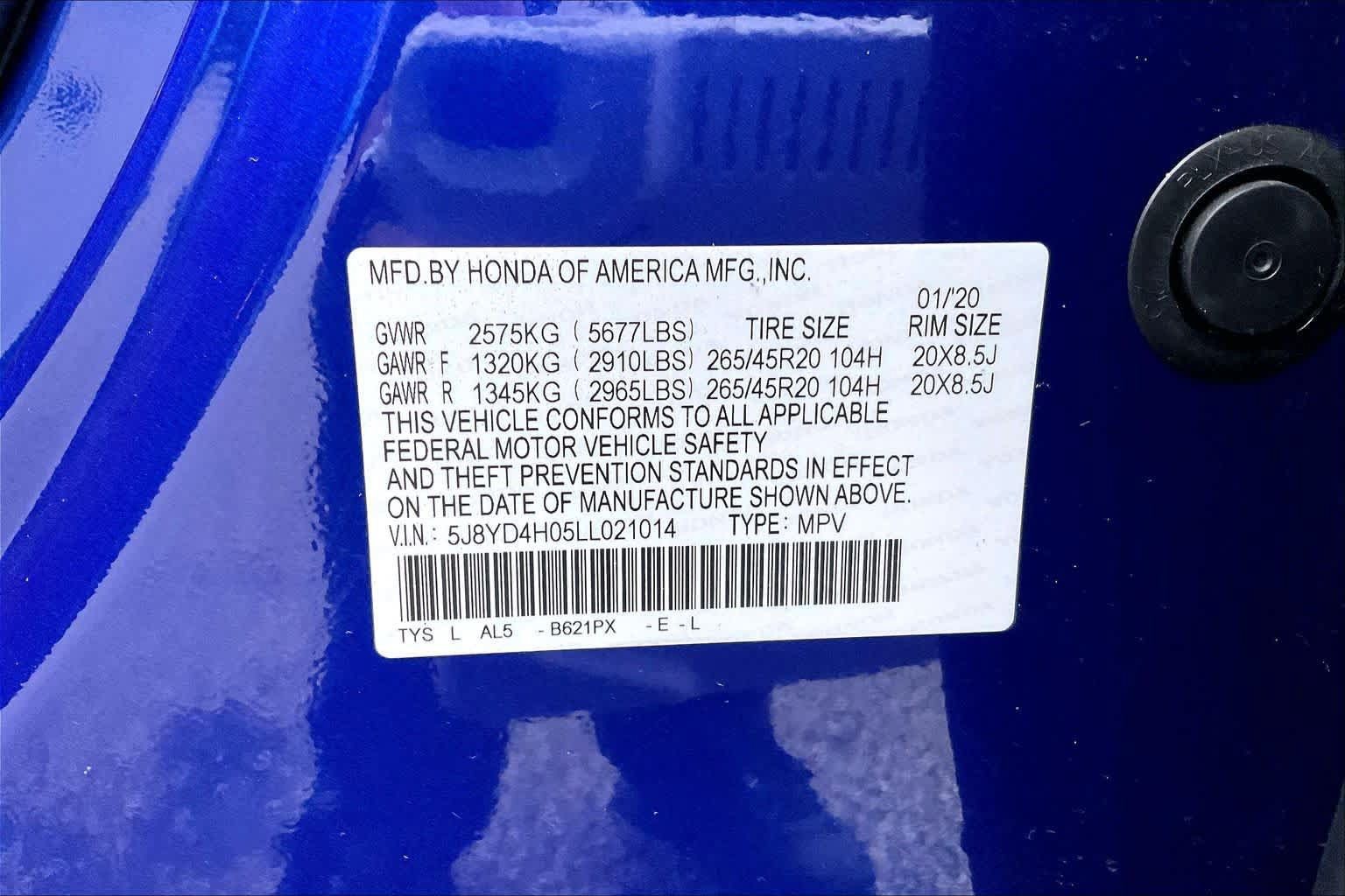 Used 2020 Acura MDX A-Spec AWD/4WD image 33