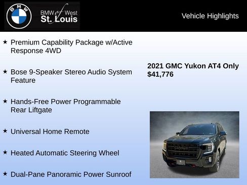 Used 2021 GMC Yukon AT4 w/ AT4 Premium Plus Package image 16
