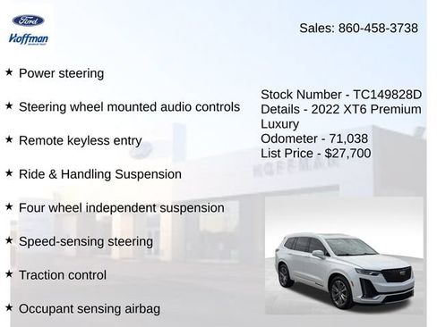 Used 2022 Cadillac XT6 Premium Luxury AWD/4WD image 20