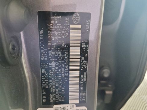 Used 2021 Toyota Camry LE FWD image 33