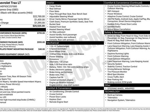 Used 2025 Chevrolet Trax LT w/ Driver Confidence Package FWD image 14