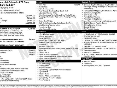 Used 2023 Chevrolet Colorado Z71 w/ Z71 Convenience Package 2 image 10