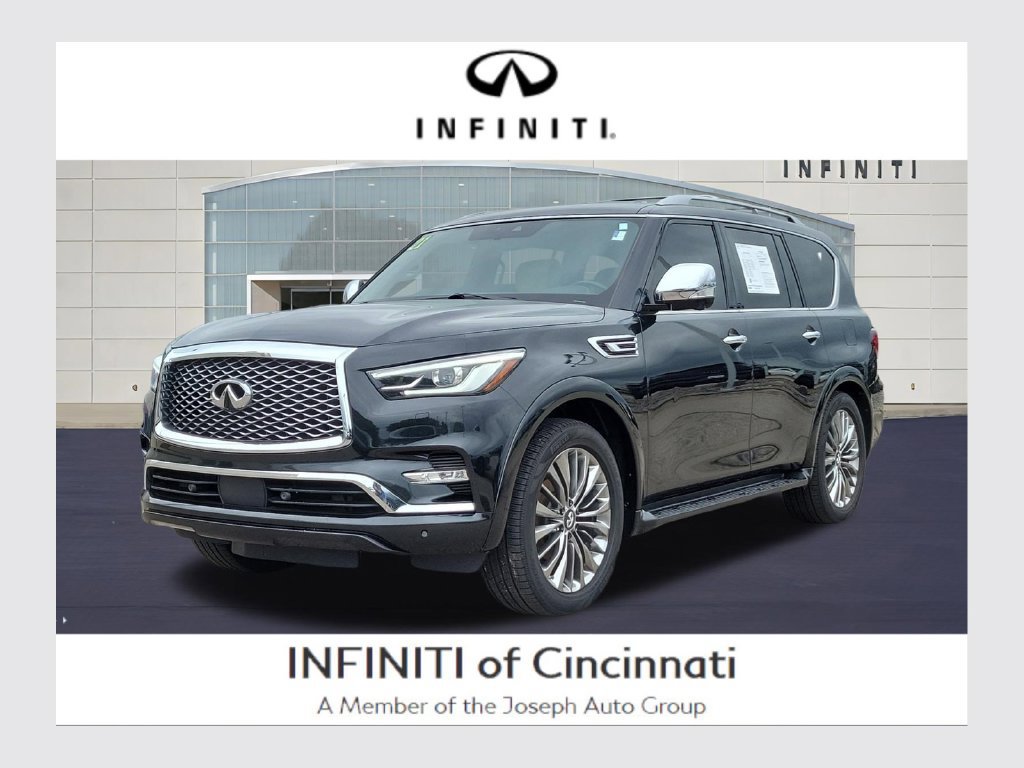Used 2021 INFINITI QX80 Sensory w/ Cargo Package AWD/4WD image 1