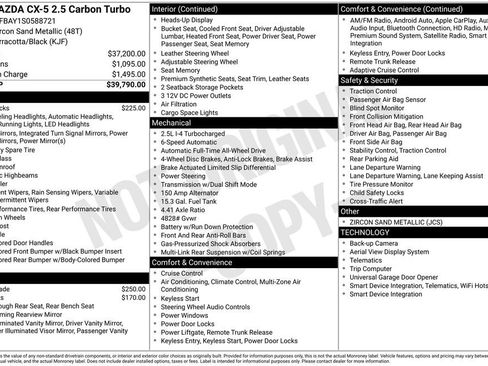 Certified 2025 MAZDA CX-5 Carbon Edition image 35
