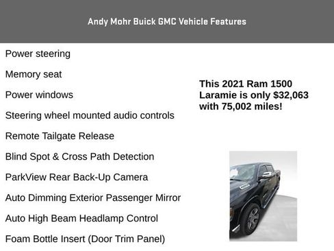 Used 2021 RAM 1500 Laramie image 18