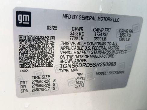 Certified 2025 Chevrolet Suburban Z71 image 18