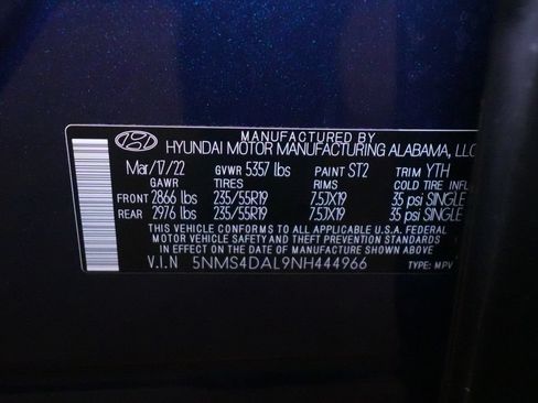 Used 2022 Hyundai Santa Fe Limited AWD/4WD image 48