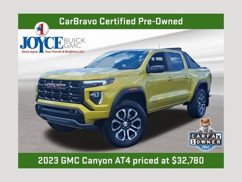 Certified 2023 GMC Canyon AT4 w/ LPO, Sports Bar Package AWD/4WD image 1