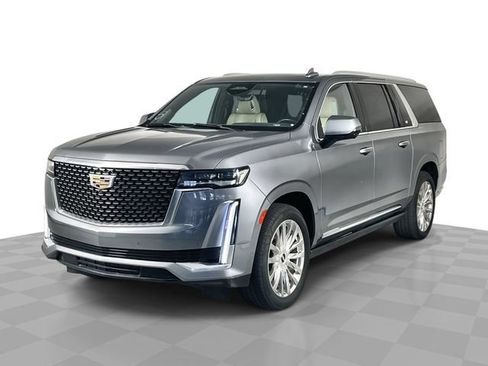 Used 2021 Cadillac Escalade ESV Premium Luxury w/ Driver Assist Tech Package RWD image 1