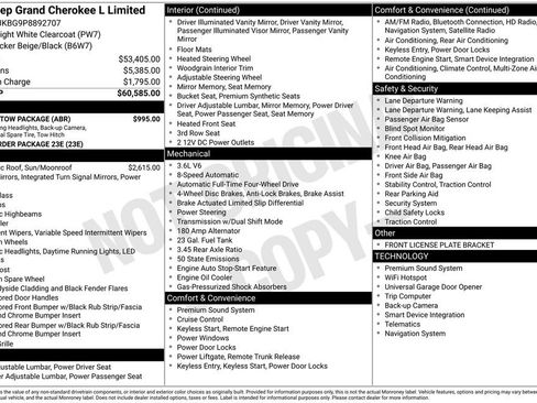 Used 2023 Jeep Grand Cherokee L Limited w/ Trailer Tow Package AWD/4WD image 30