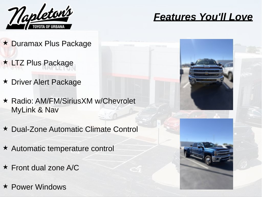 Used 2015 Chevrolet Silverado 3500 LTZ w/ Duramax Plus Package AWD/4WD image 6