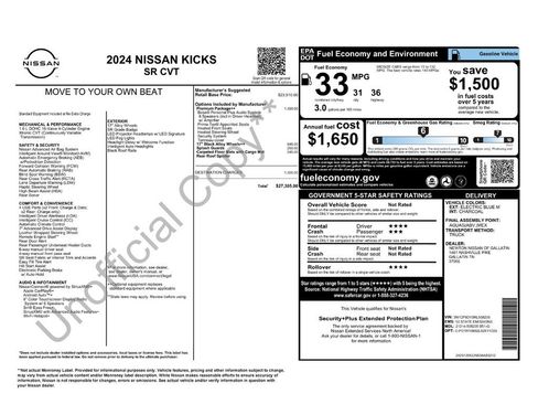 Used 2024 Nissan Kicks SR w/ SR Premium Package FWD image 47