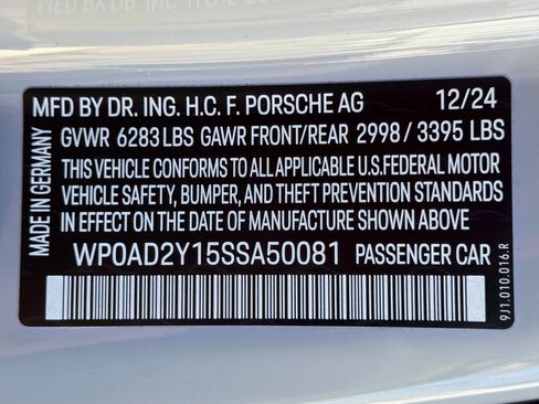 Certified 2025 Porsche Taycan GTS image 38