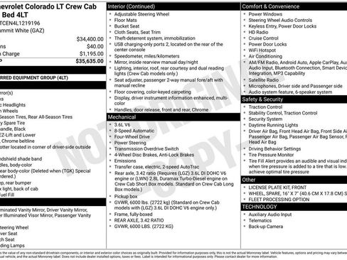 Used 2020 Chevrolet Colorado LT AWD/4WD image 6