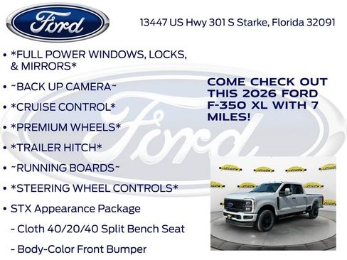New 2026 Ford F350 XL w/ STX Appearance Package image 10