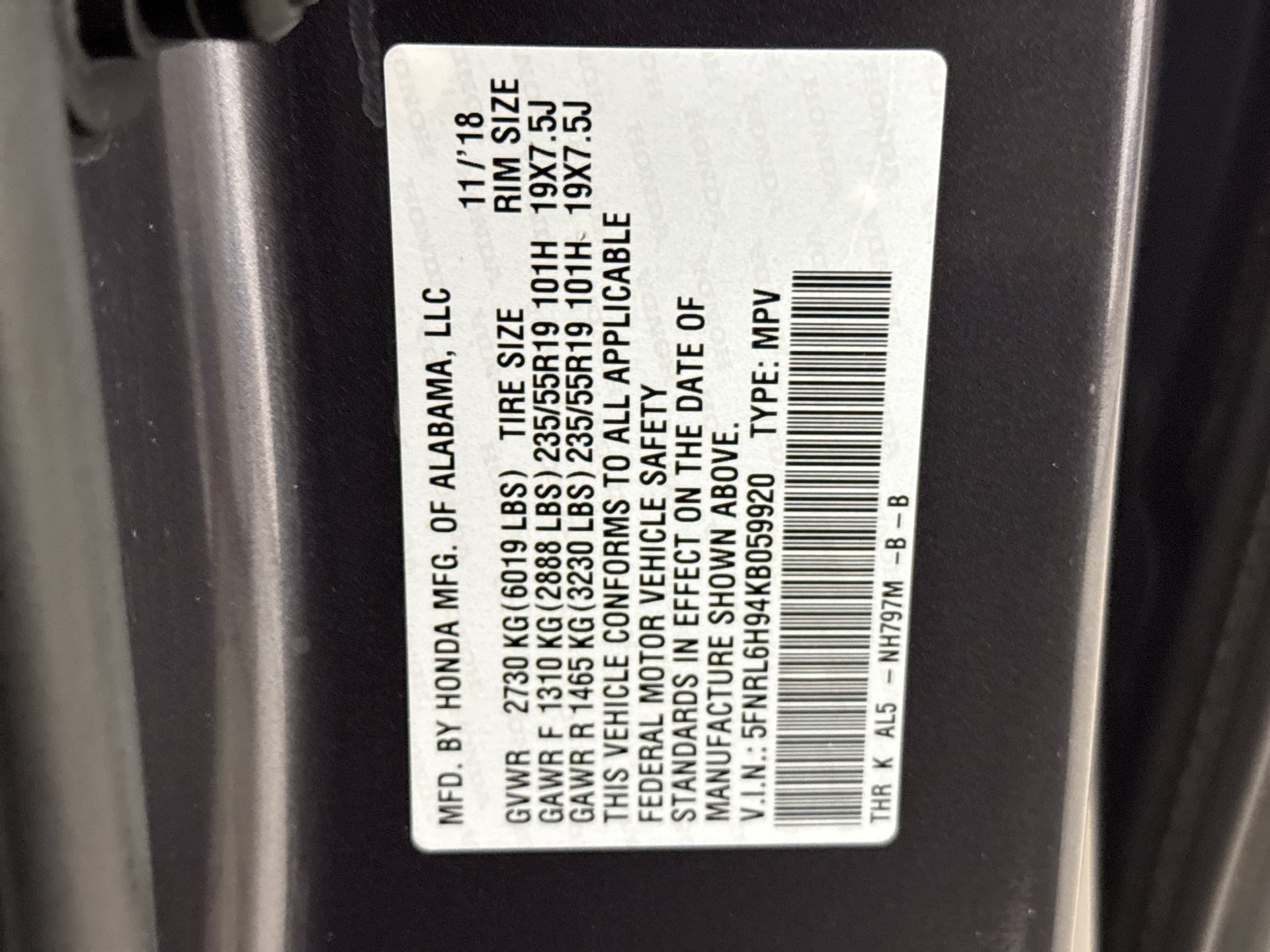 Used 2019 Honda Odyssey Elite image 26
