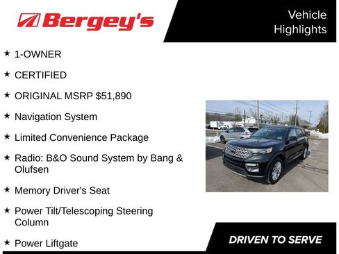 Certified 2023 Ford Explorer Limited w/ Equipment Group 301A image 5