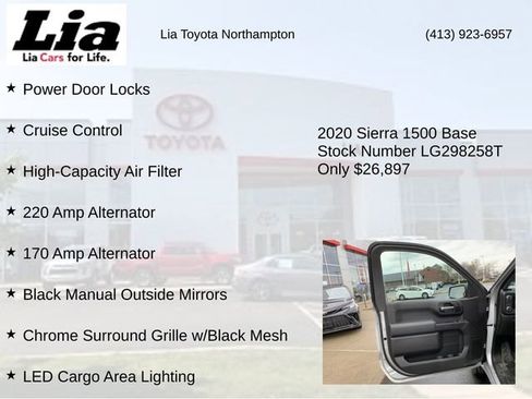 Used 2020 GMC Sierra 1500 4x4 Regular Cab w/ Sierra Value Package image 31