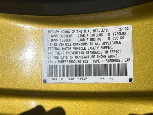 Used 2002 Honda Civic Si image 26