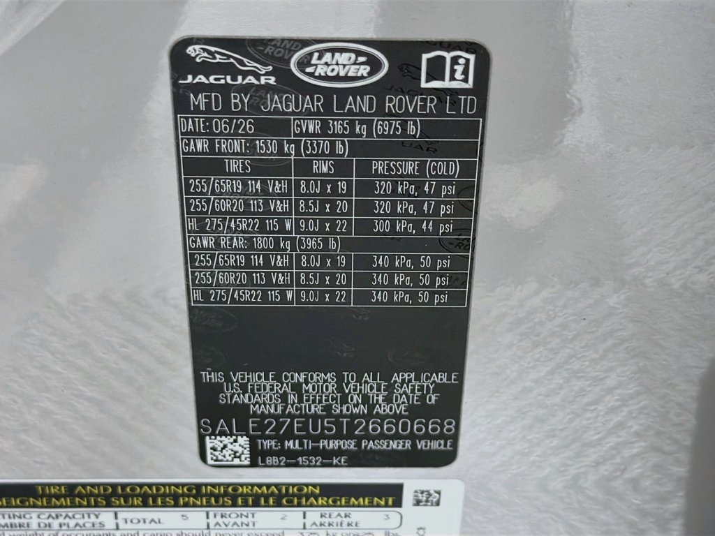 New 2026 Land Rover Defender 110 X-Dynamic SE AWD/4WD image 34