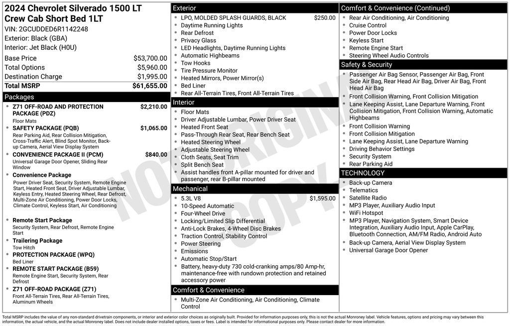Used 2024 Chevrolet Silverado 1500 LT AWD/4WD image 2