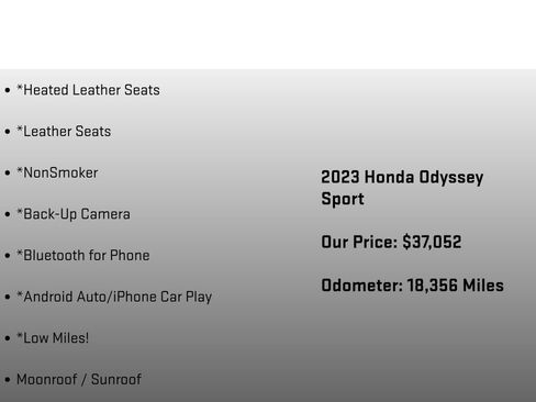 Used 2023 Honda Odyssey Sport image 6