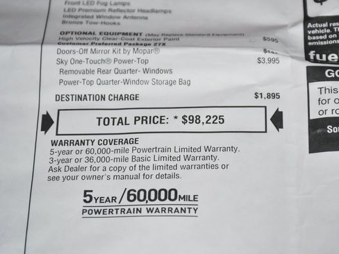 Used 2024 Jeep Wrangler Unlimited Rubicon 392 image 68